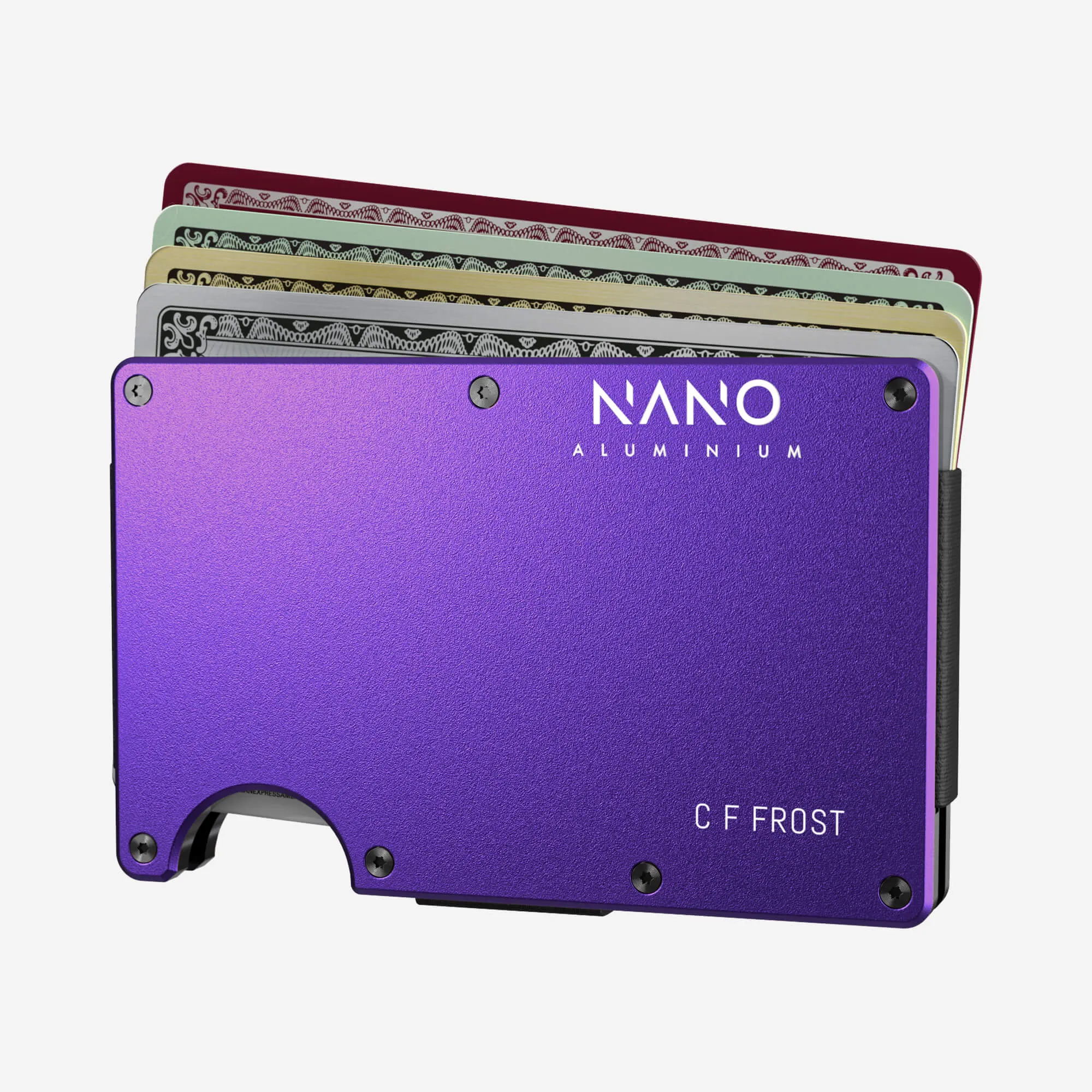 Personalised Cash Strap Wallet (Nebula Purple)