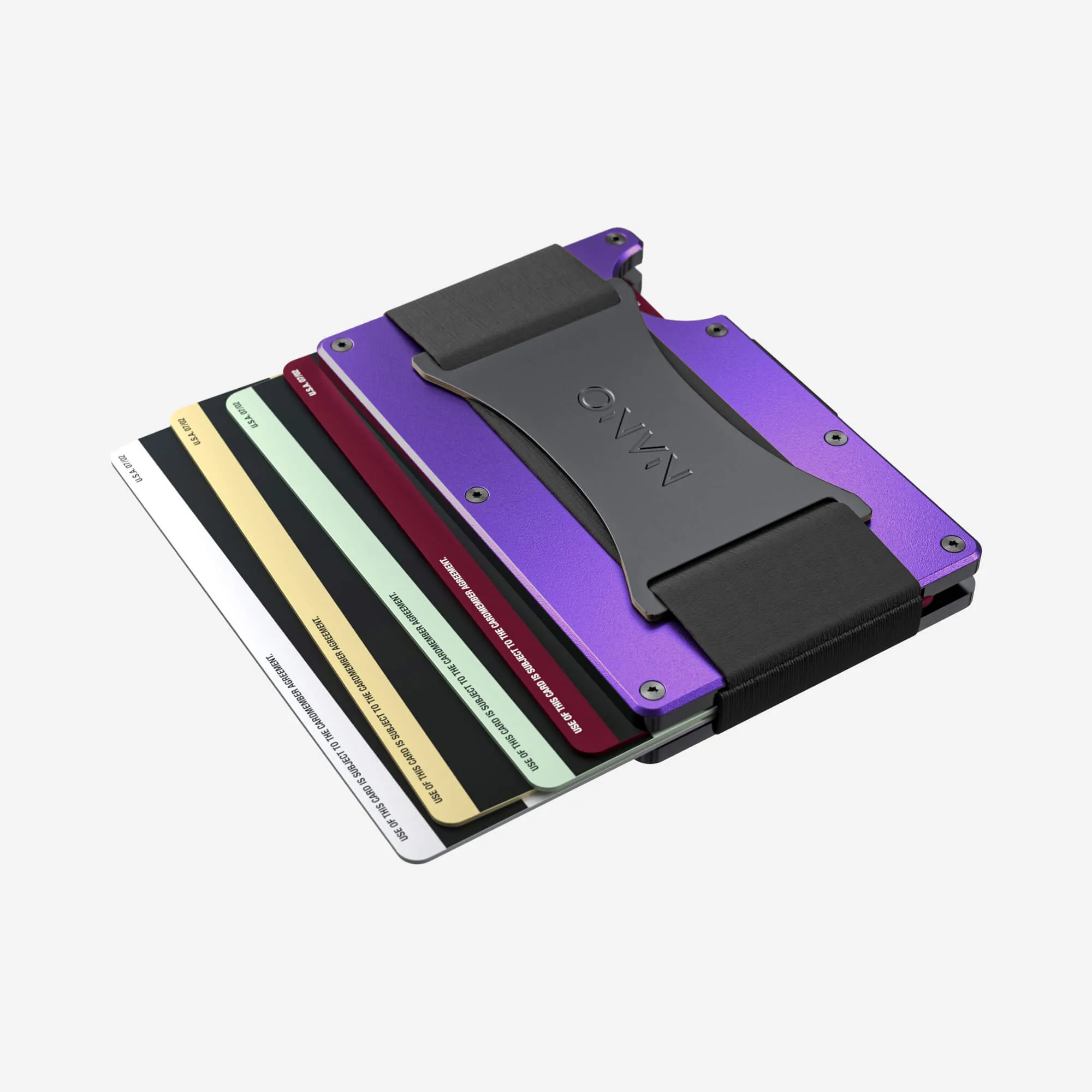 Personalised Cash Strap Wallet (Nebula Purple)