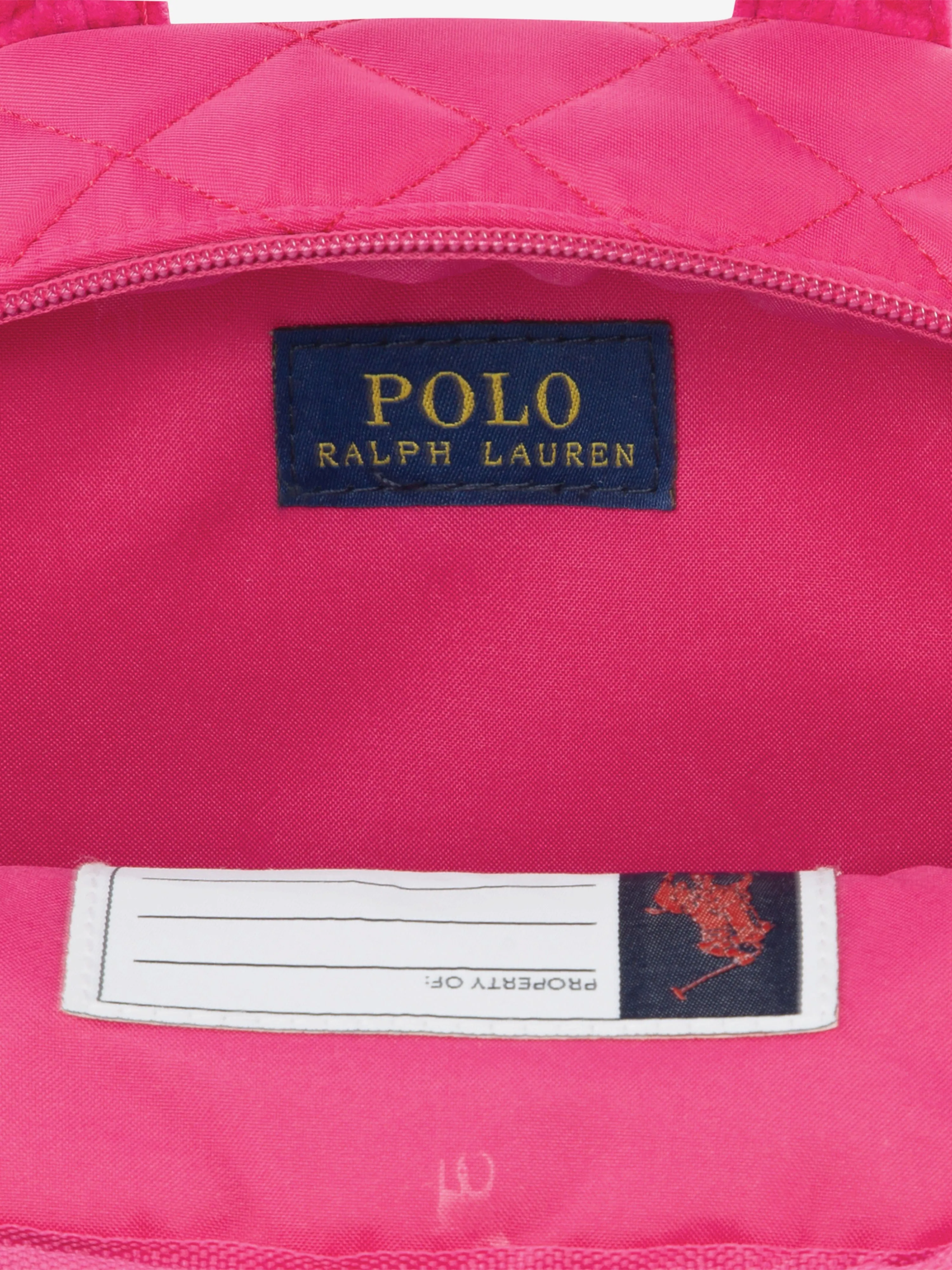 Ralph Lauren Girls Quilted Crossbody Bag in Pink (17cm)