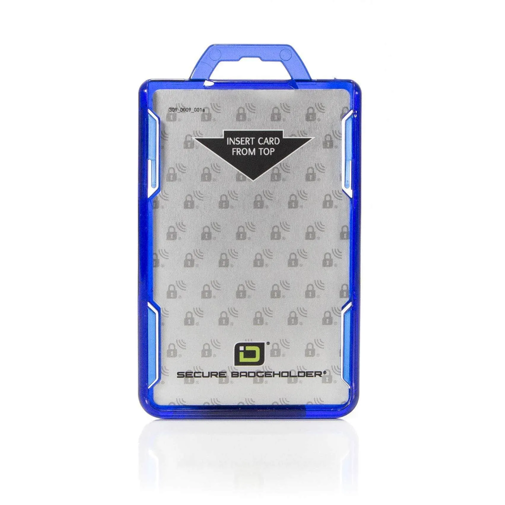 Secure Badge Holder BloxProx™ Lite PORTRAIT - Protects 125Khz HID Prox - 1 ID Card Holder