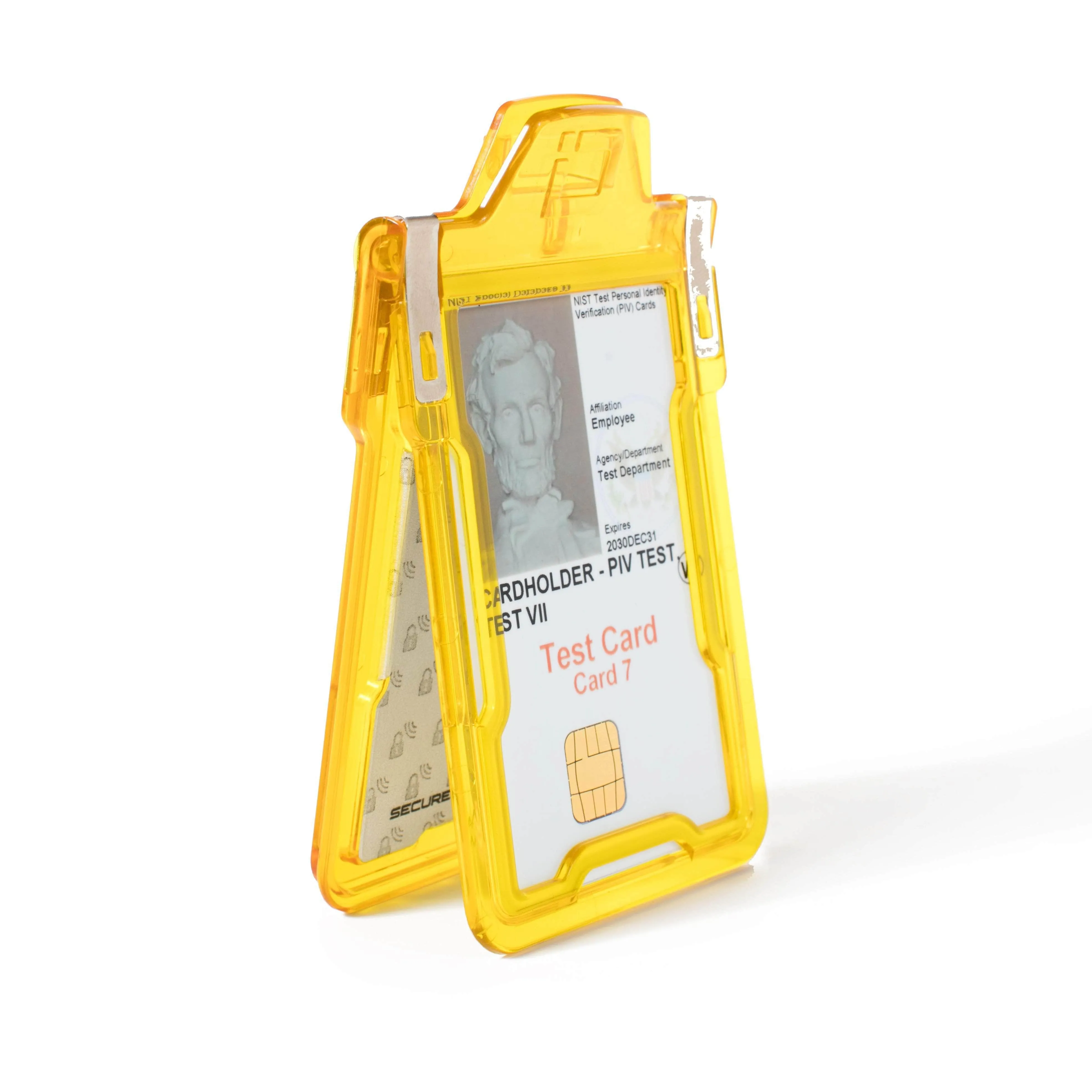 Secure Badge Holder Classic with BloxProx™ - Protects 125Khz HID Prox 1 ID Card Holder