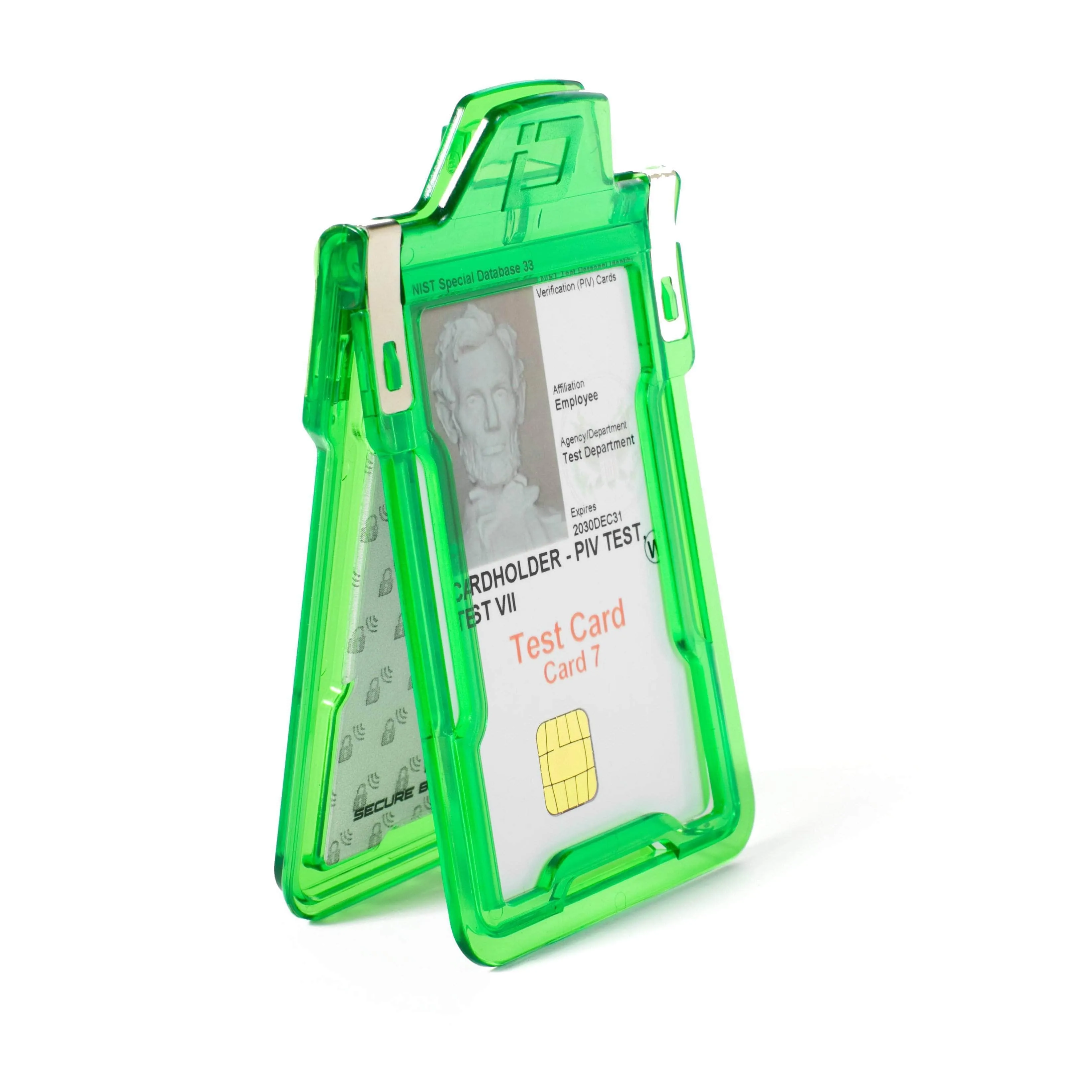 Secure Badge Holder Classic with BloxProx™ - Protects 125Khz HID Prox 1 ID Card Holder