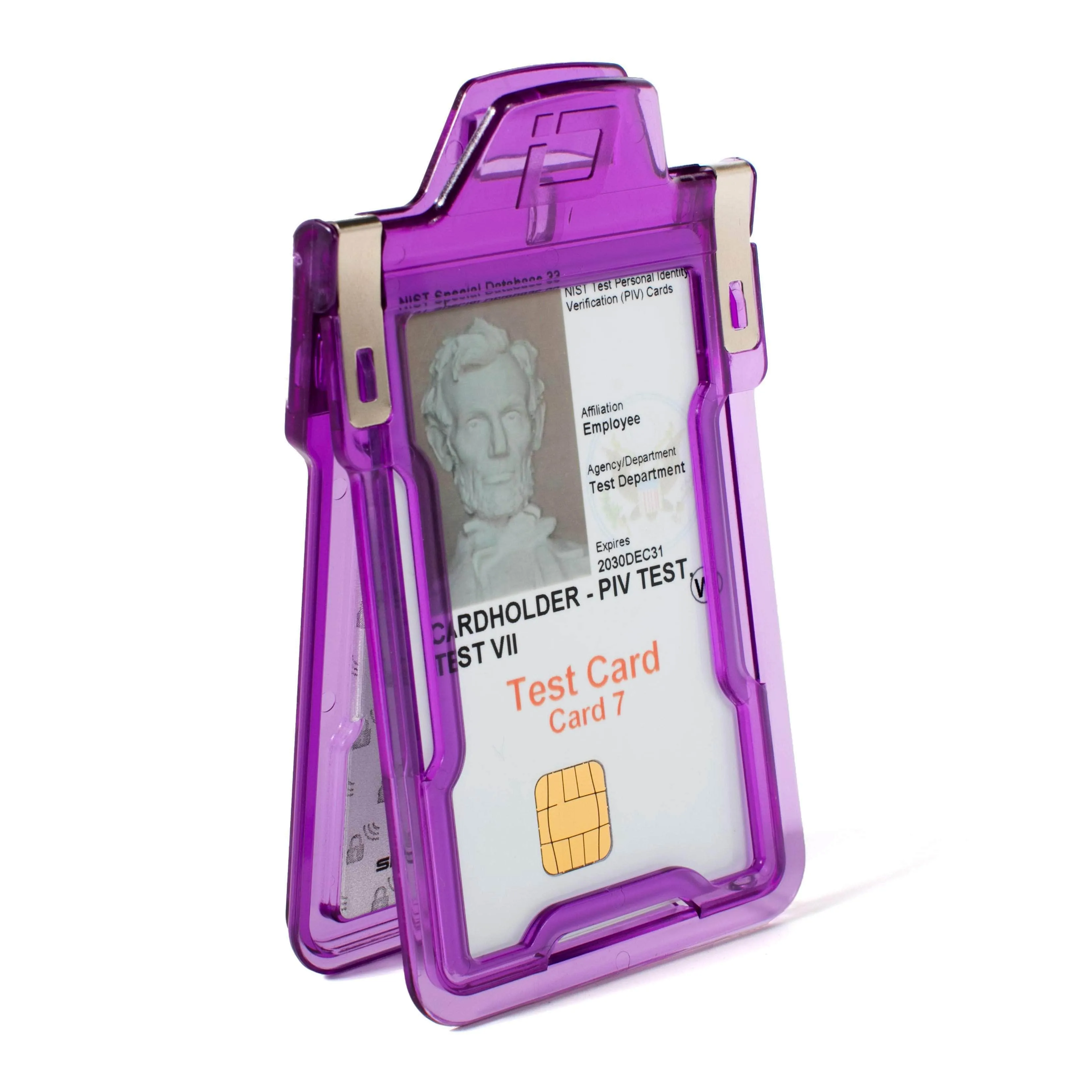 Secure Badge Holder Classic with BloxProx™ - Protects 125Khz HID Prox 1 ID Card Holder