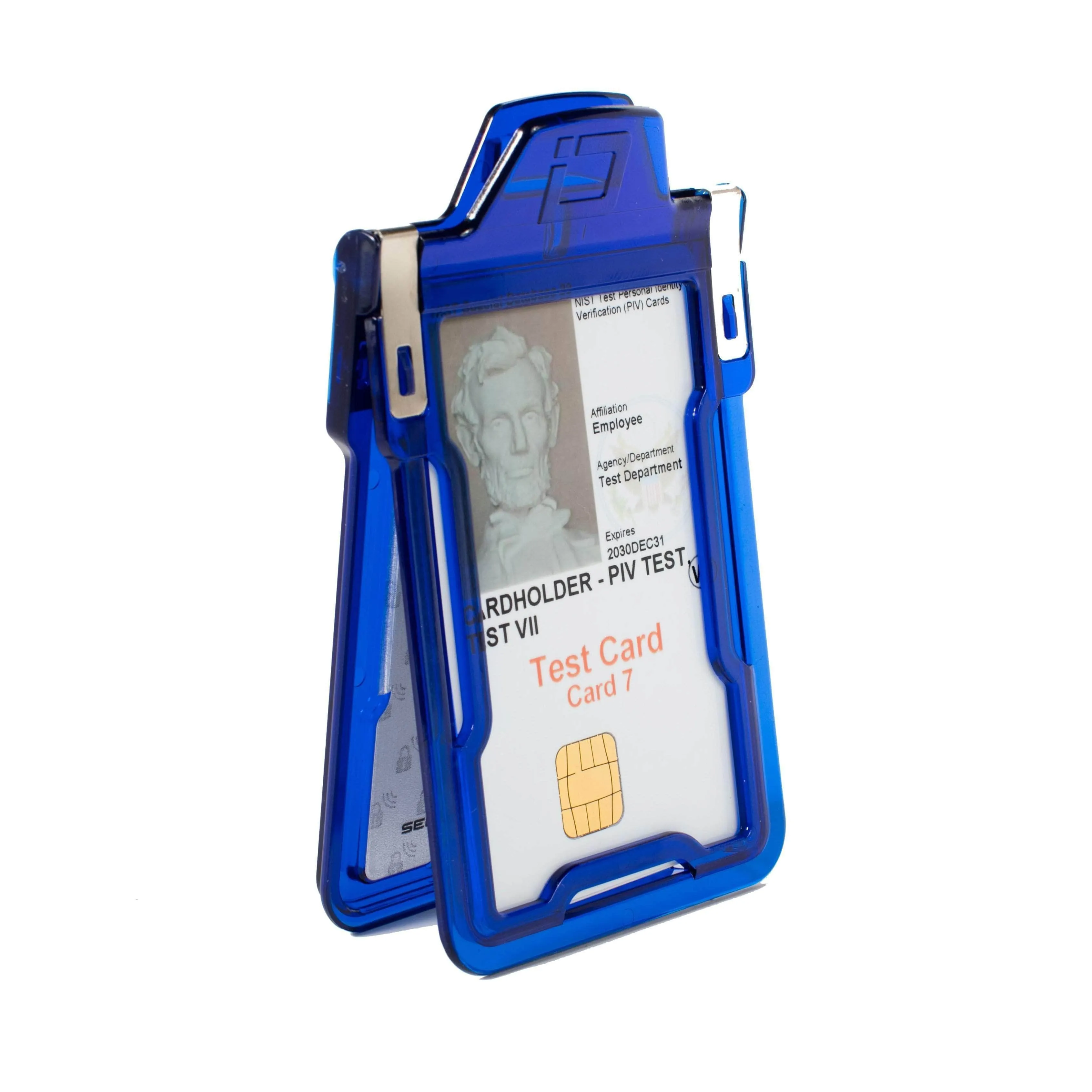 Secure Badge Holder Classic with BloxProx™ - Protects 125Khz HID Prox 1 ID Card Holder