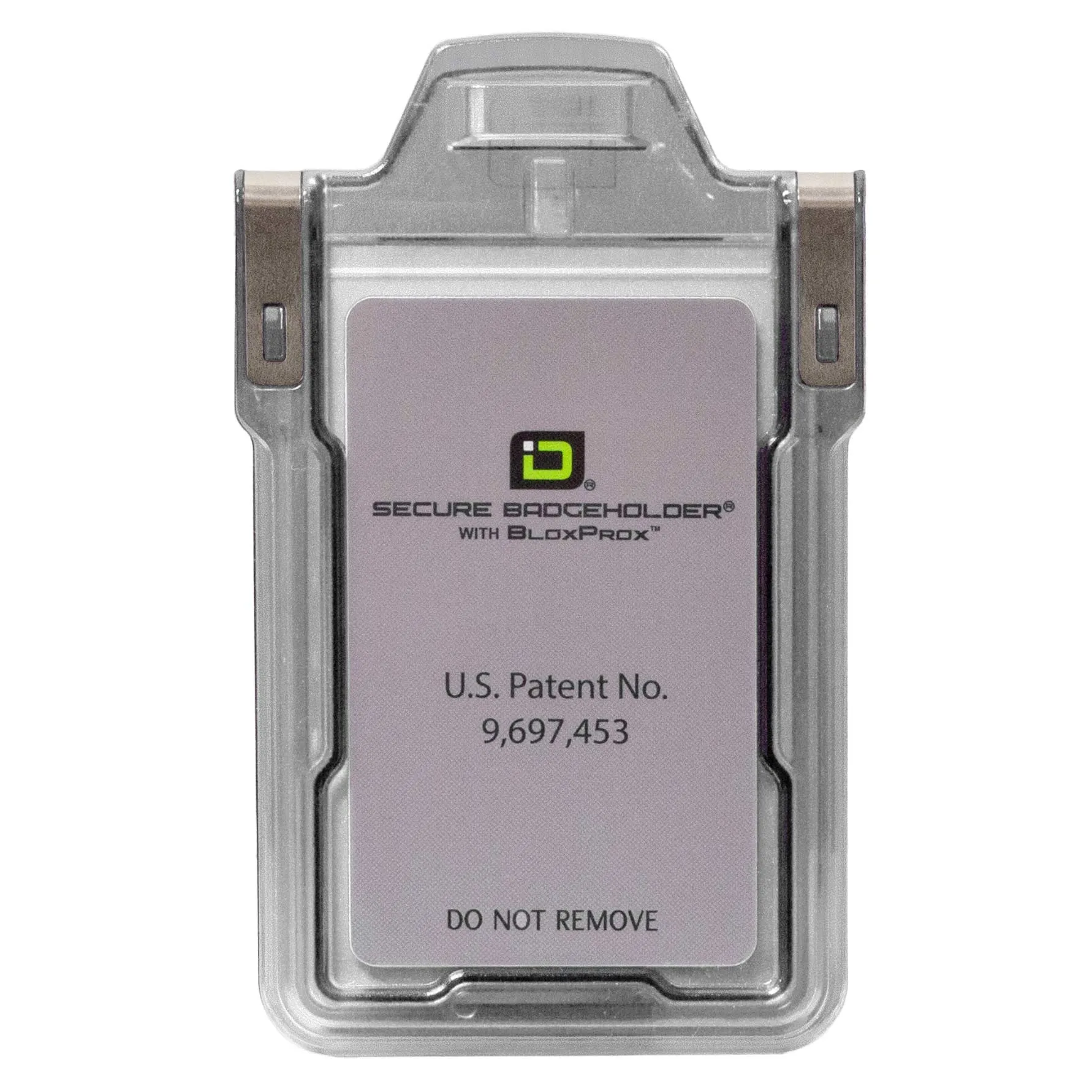 Secure Badge Holder Classic with BloxProx™ - Protects 125Khz HID Prox 1 ID Card Holder