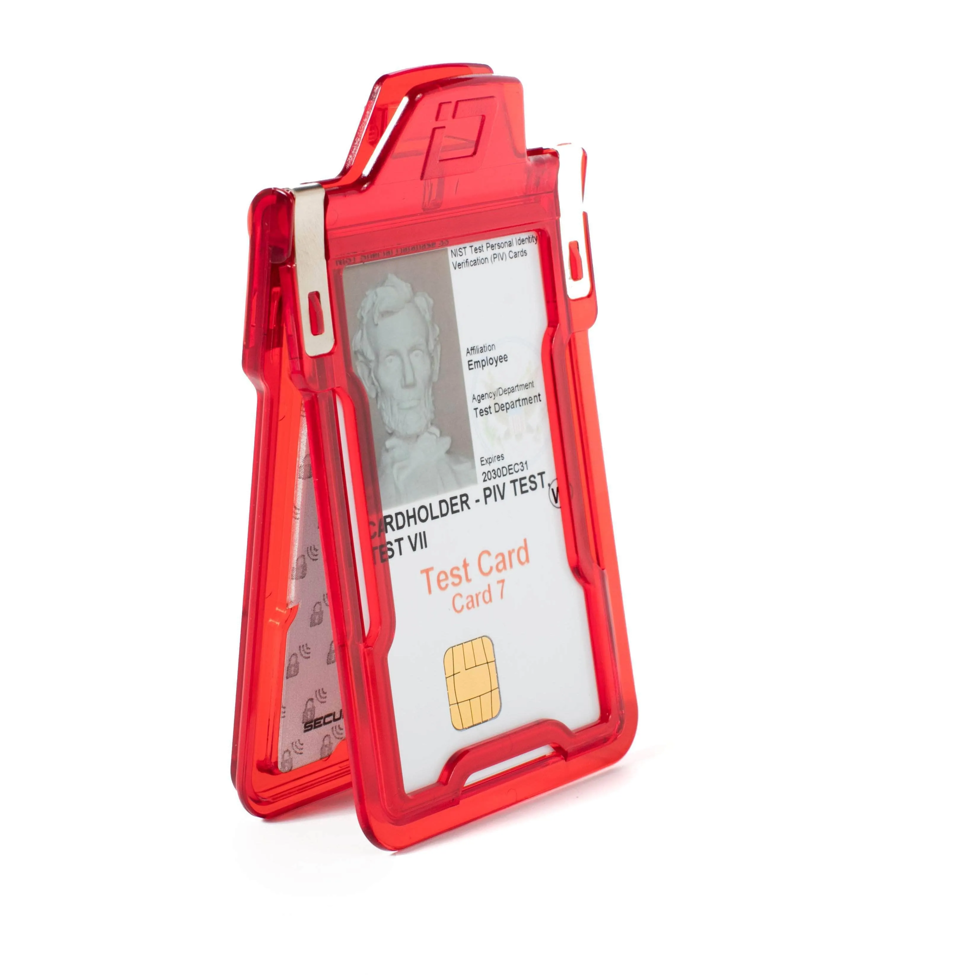 Secure Badge Holder Classic with BloxProx™ - Protects 125Khz HID Prox 1 ID Card Holder