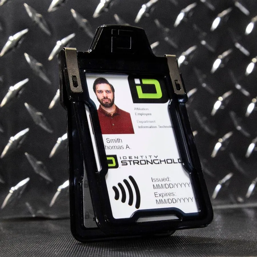 Secure Badge Holder Classic with BloxProx™ - Protects 125Khz HID Prox 1 ID Card Holder