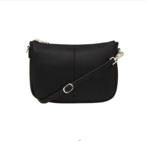 Small Bowery Shoulder Bag | Black Pebble