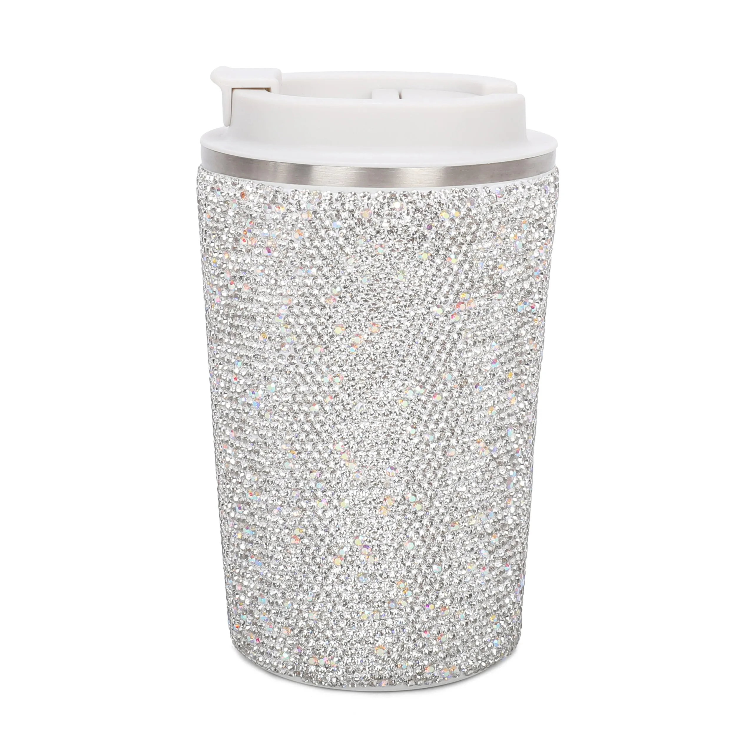 SPARKLE SIP THERMAL TUMBLER (CRYSTAL COFFEE/TEA CUP)