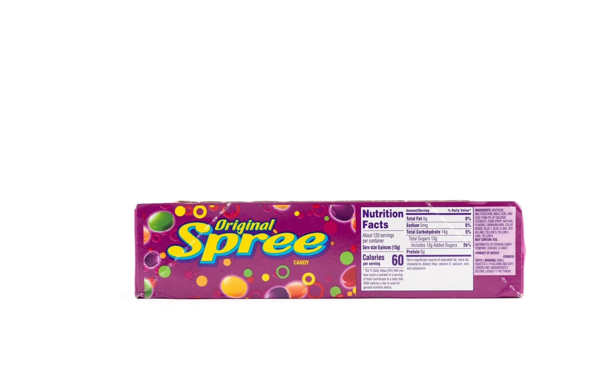 Spree Original Candy Individual Wrapped Bulk Box (1.77 oz, 36 ct.)