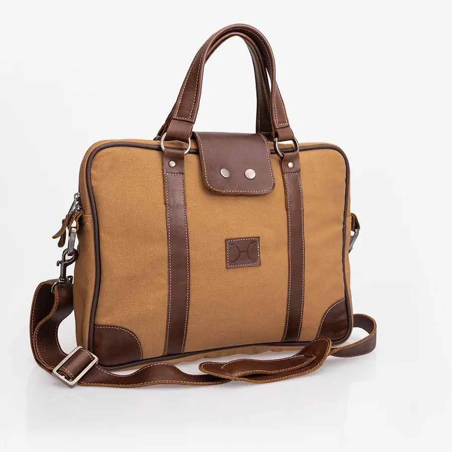 Thandana 15" Wax Canvas Laptop Bag