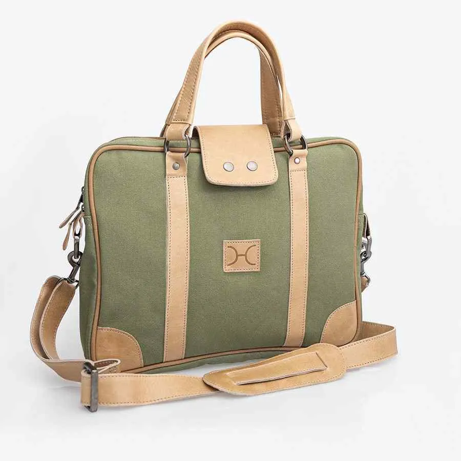 Thandana 15" Wax Canvas Laptop Bag