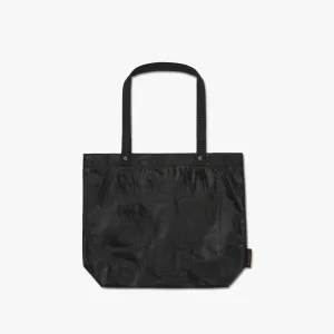 The Del Mar Packable Tote Small - Tyvek - Black