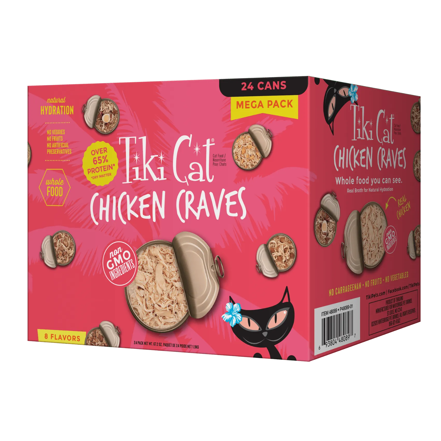 Tiki Cat Chicken Craves Mega Pack 8-Flavor Box 24/2.8 oz