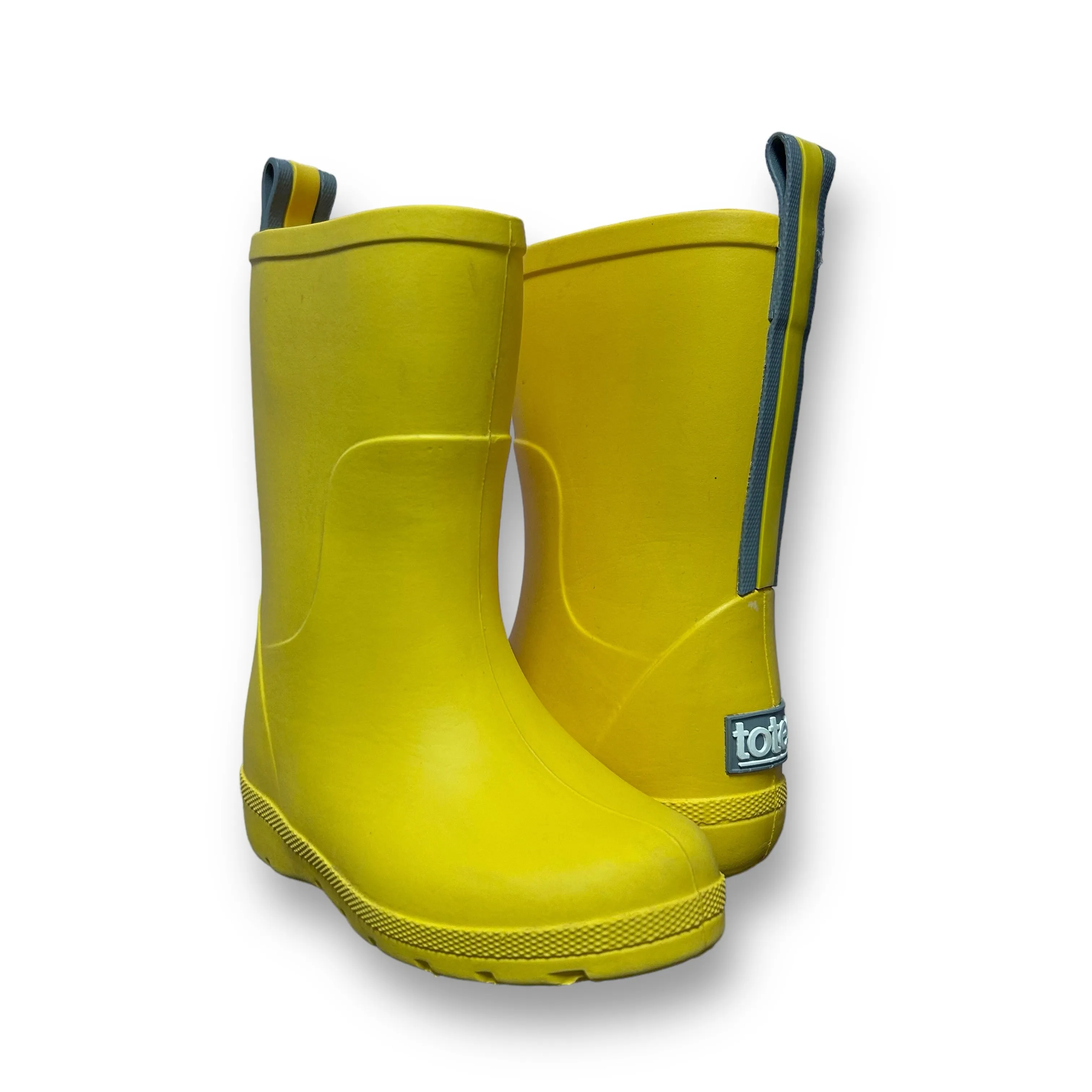 Totes Toddler Boy Size 5/6 Yellow Easy-On Tall Charley Rain Boots