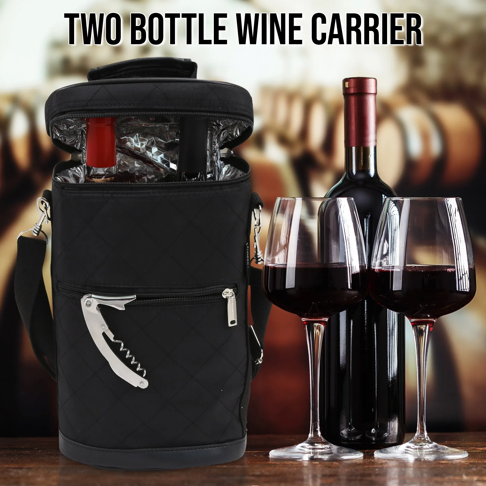 Two Bottle Carrier Brandy Design