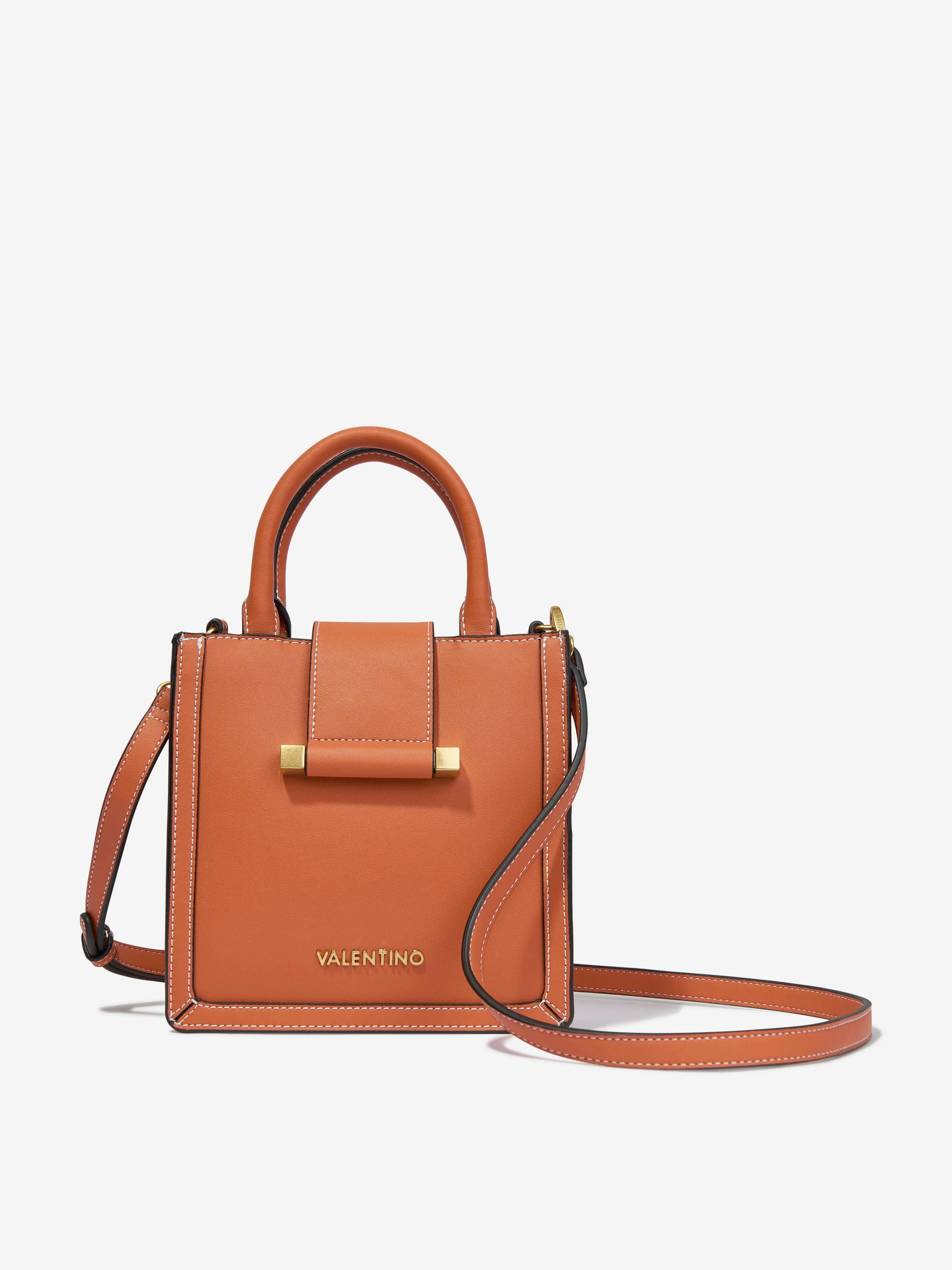 Valentino Girls Frosty Shopping Bag in Orange (W:19cm)