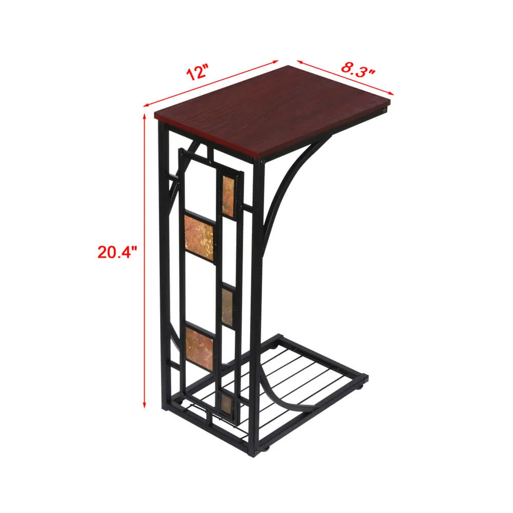 Yaheetech Sofa Side Table